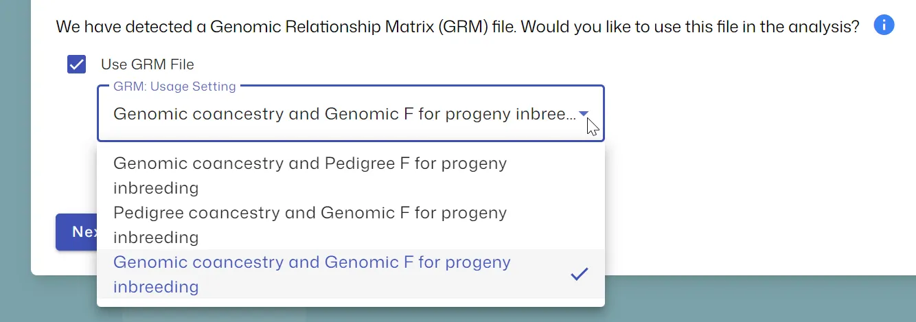 GRM Run Options