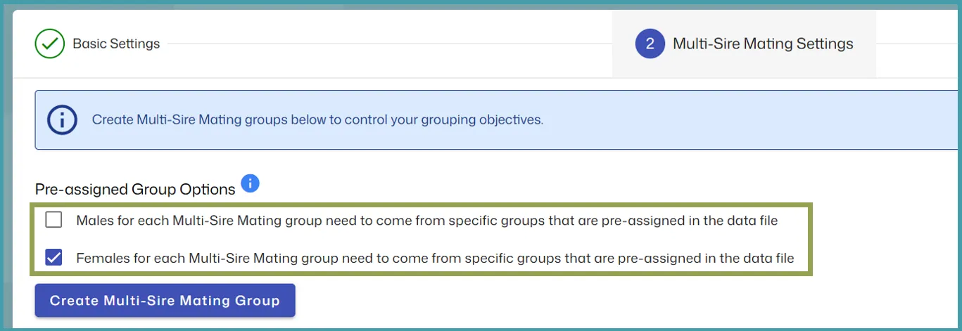 MMG Step 2 Preassigned Groups